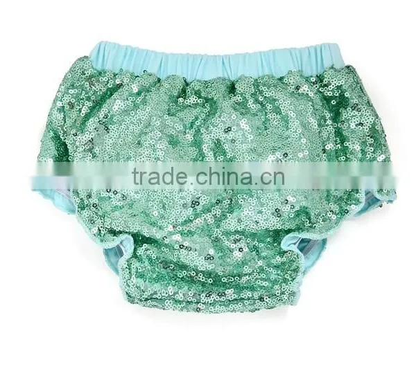 2017 Newborn Fashion Baby Sequin Bloomer Baby Sparkle Underwear Children Diaper Cover photo-3