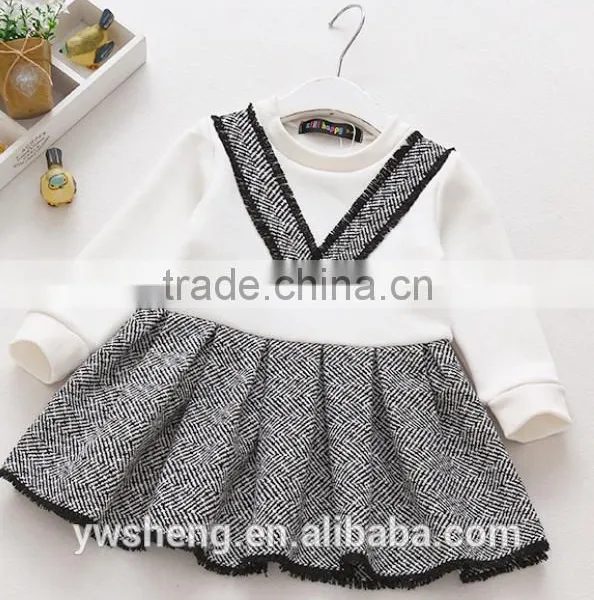 Hot Sale 2-7 Years Old Baby Girl Dress Kids Christmas Winter Long Sleeve Party Dress photo-3
