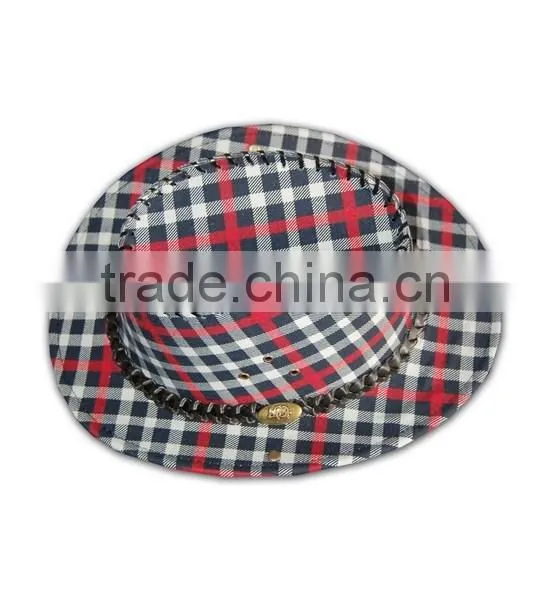ISO9001 BSCI Factory Hot Sale Red Fleece Tailored Made Plaid Hat photo-4