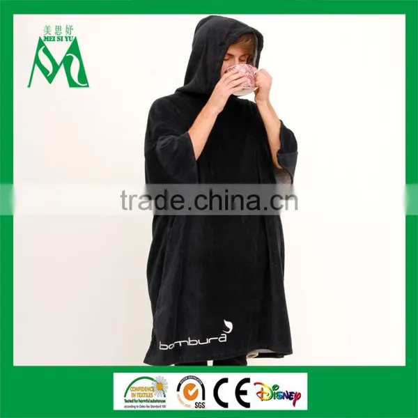 Cheap Price Colorful Velour Towel Poncho Bulk Buy From China