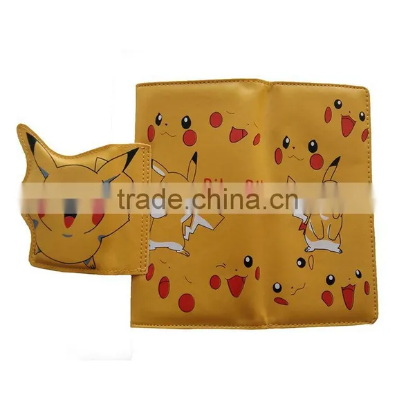 Ecoparty Gift Anime Pokemon Pikachu Wallet Kawaii Unisex Women Men Long Style PU Purse Billfold Notecase photo-3