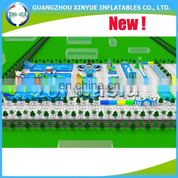 2017 Latest Hot Sale Inflatable Amusement Park, Giant Inflatable Water Park, Aqua Park for Backyard photo-3