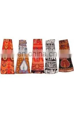 Boho Hippie Wrap Around Skirt/Bollywood Style Wrap Around Skirt/100% Cotton Printed Wraparound Skirt/Party Wear Short Skirt Boho photo-2