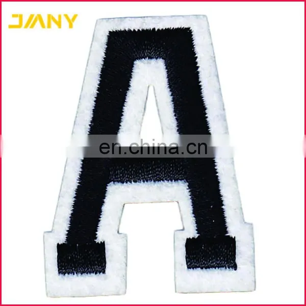 Custom Letter Iron On Embroidered Applique Patch for Clothing photo-2