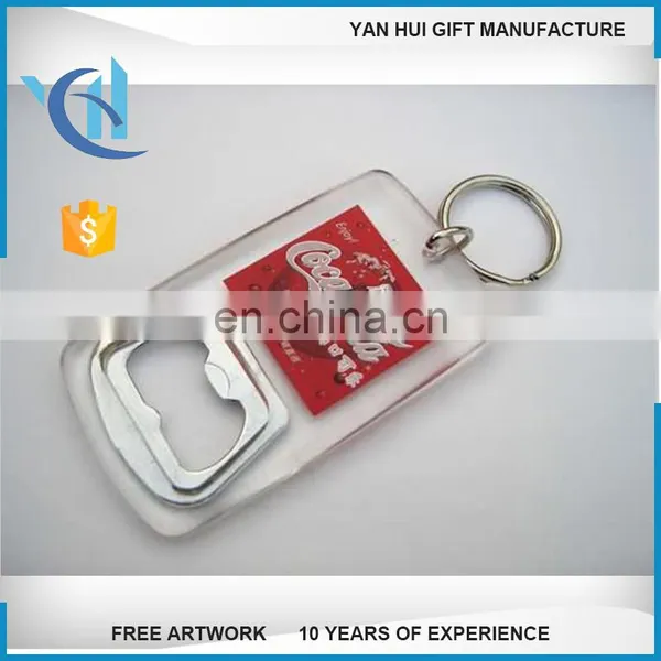 Custom Cheap Bulk Blank Aluminum Metal Beer Keychain Bottle Opener Keychain photo-2