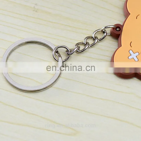 Bag Ornaments Cartoon Dolls Soft Pvc Rubber Keychain Making photo-3
