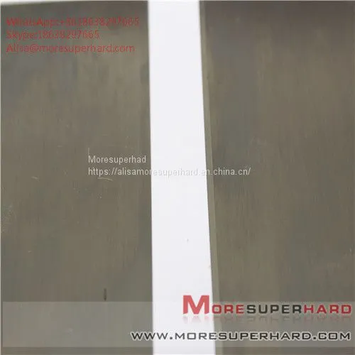 14a1 Resin CBN Grinding Wheel Processed Stainless Steel Plate Alisa@moresuperhard.com photo-2
