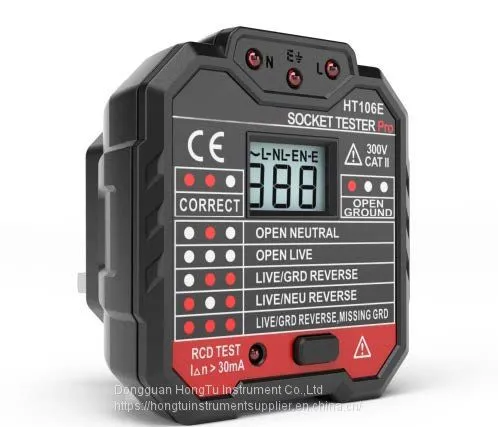 Non-Contact Socket Tester With Digital Voltage Test photo-2