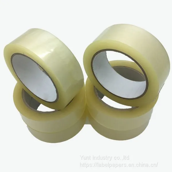 High Quality OPP Gum Tape BOPP Jumbo Roll Self Adhesive Waterproof Transparent Tape photo-2