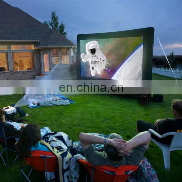 Cheap Nylon Fabric Air Blow Up Portable Screen , Inflatable Movie Screen For Family or Commercial Use photo-3