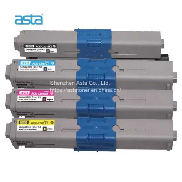 ASTA Factory Wholesale High Quality Laser Compatible Toner For OKI C301 C321 MC332 MC342 C3520 C3530 MFP MC350 MC360