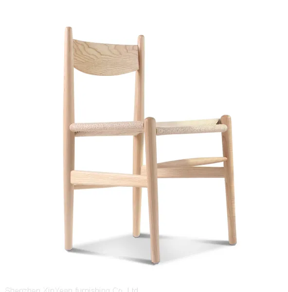 CH36 Wood and Rattan Chair Antique Oak Chairs Wooden Restaurant Chairs White Wooden Kitchen Chairs Wooden Chair With Handle