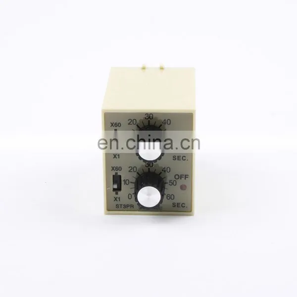 ST3PR Electrical Time Relay Counter Relays Knob Timer Relay With Socket Base Programme Twin Timer photo-2