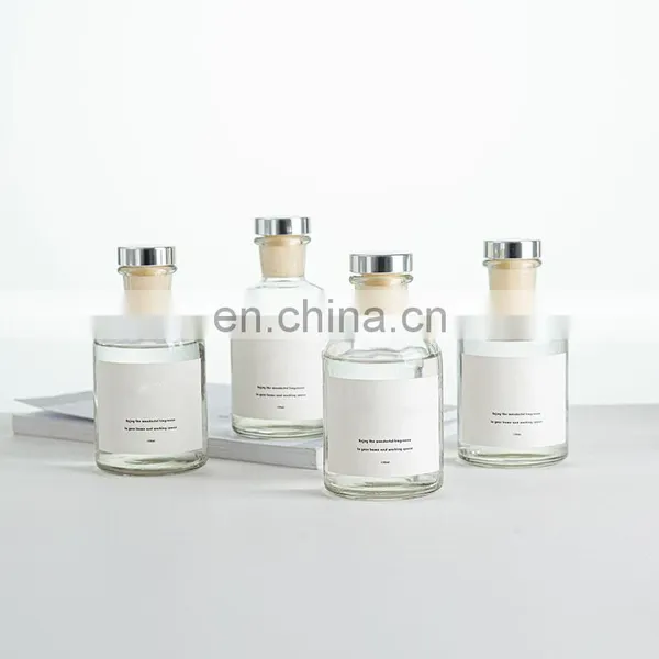 Customized With Gold Foil Box Flower Rattan Sticks 150ml Oil Refills Private Label Reed Diffuser photo-4