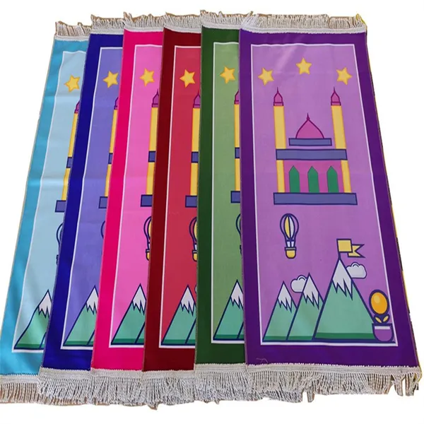 2024 New Design Wholesale Islam Mosque Travel Prayer Mat Compass Booklet Portable Pocket Prayer Mat Muslim photo-5
