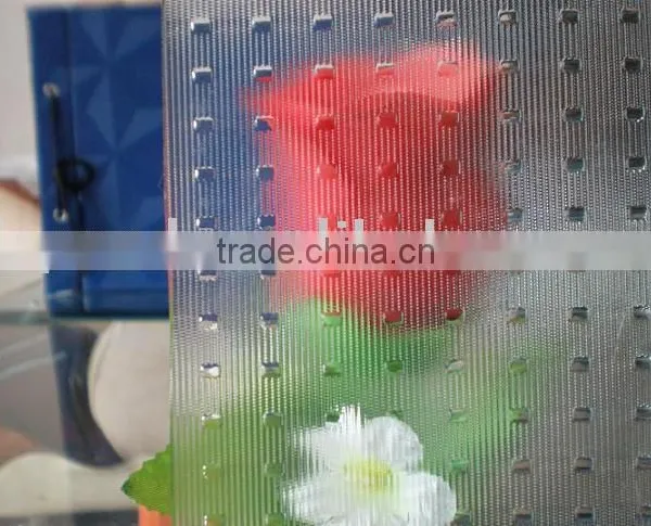 3mm 4mm 5mm Obscure Glass /Clear Nashiji Pattern Figured Glass Manufactory