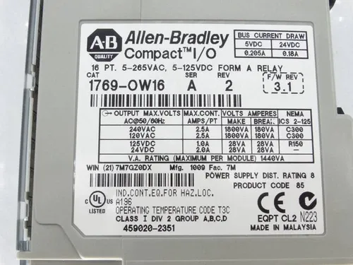 Allen Bradley 1769-IQ32 INPUT MODULE photo-3