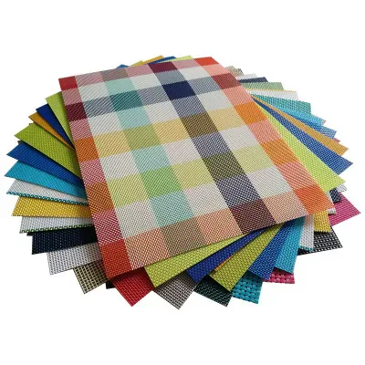 Anti-UV Clear PVC Mesh Mesh PVC Coated Polyester Mesh Fabric Pool Fence Fabric Outdoor Textilene Woven Mesh Fabric/PVC Woven Mesh Fabric Wholesale photo-3
