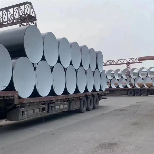 8710 Anti-corrosion Spiral Steel Pipe, Epoxy Coal Tar Pitch Anti-corrosion Steel Pipe for Buried Sewage Treatment, Three Coats of Paint and Two Layers of Cloth photo-4