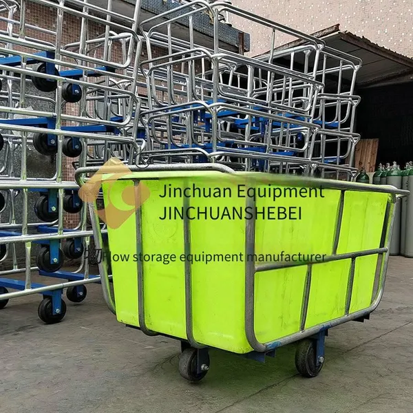Jinchuan Non-standard Steel Fabric Pusher Cart - Protects Fabrics From Damage, High Compatibility, Flexible Mobility, Labor-saving Operation, Customizable Dimensions