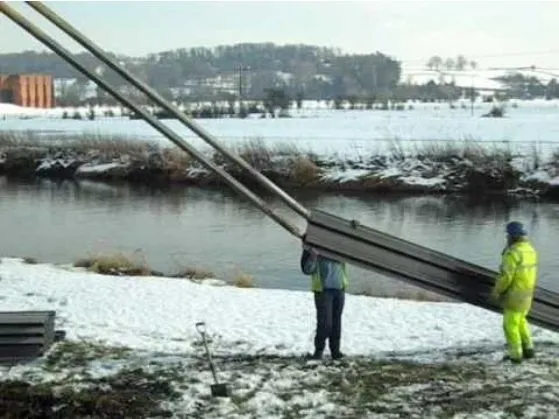 Multilock Sheet Pile Cut-off System Flood Control Embankment Seawall Erosion Retaining Wall photo-4