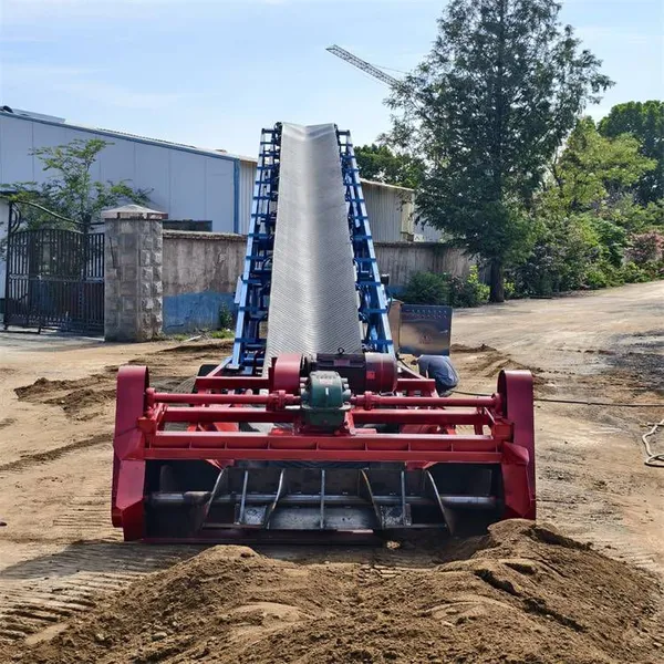 Automatic Feeding Machine for Open-air Sand Yard, Wireless Remote-controlled Reclaimer, Crawler-mounted Slag Scraper photo-3