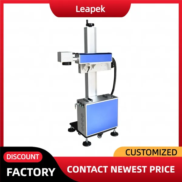 Laser Marking PE Pipe HDPE Pipe PVC Pipe 30W Fiber Flying Laser Marking Machine