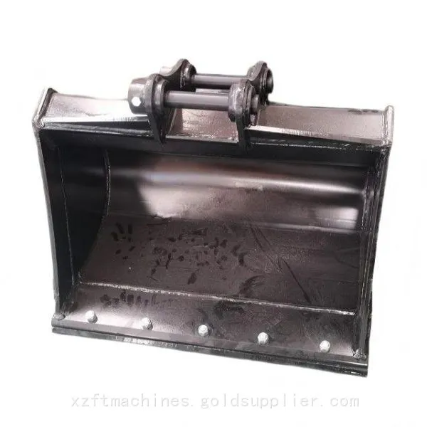 3 Ton Wide 800mm Batter Bucket Universal Fit Flat Bottom Mud Bucket for Mini Excavator photo-2