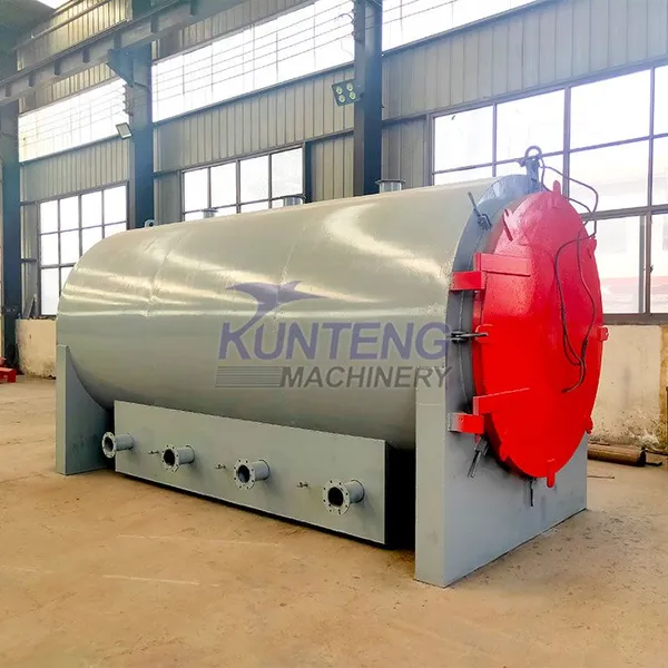 High Efficiency Horizontal Carbonization Furnace for Peanut Shells Bamboo and Almond Shells EPC photo-2
