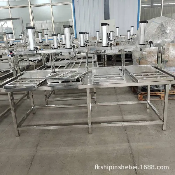 Commercial Tofu Molding Machine, Small and Medium-sized Bean Product Equipment, Stainless Steel Pneumatic Press With Technical Support photo-2