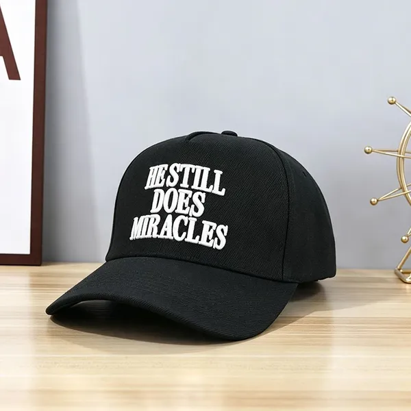 Contrast Color Raised Embroidery Ball Caps Structured Crown Curved Visor Urban Lifestyle Casual Walking Recreation Headwear photo-5