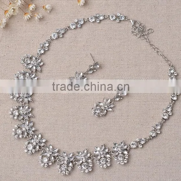 Fashion Foreign Trade Exports Exaggerated Alloy Jewelry Necklace Set photo-5