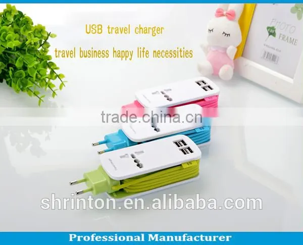Portable High Speed 4.2 A EU UK USA AU Usb Travel Charger photo-2