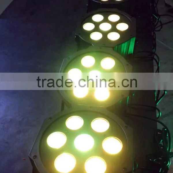 Flat and Slim Light High Brightness 7x10w Led Par Rgbw 4 in One Led photo-6