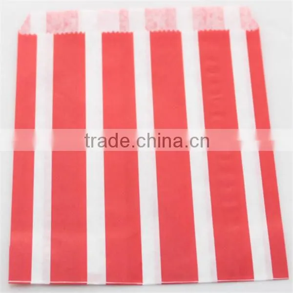 Vertical Striped Paper Favor Bags 5'' x 7'' Best Party Gift Bag photo-3