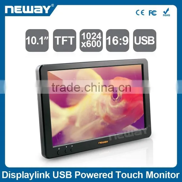 Hidden Bracket 4 Wirse Resistive Touch Panel Widescreen Lcd Monitor photo-2