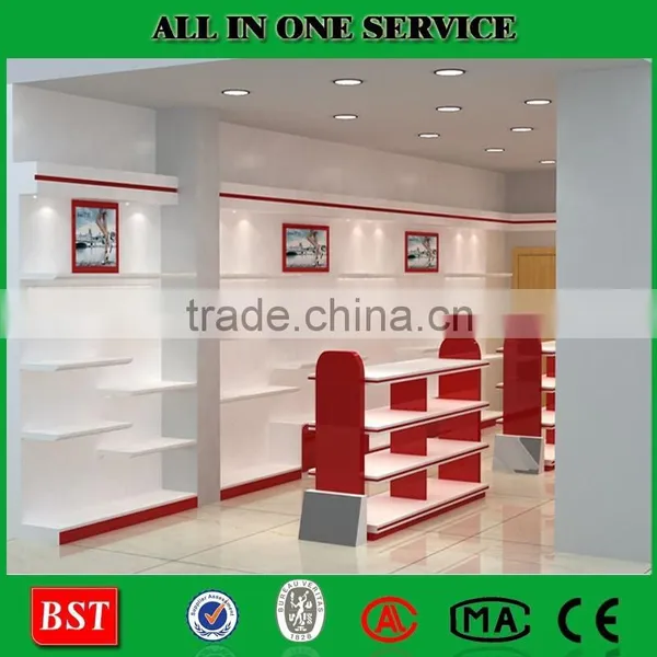 Wooden Display Cabinet for Fashion Shoe Store photo-3