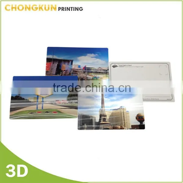Hot Sale Creative Souvenir Printed 3D Lenticular Postcard photo-5