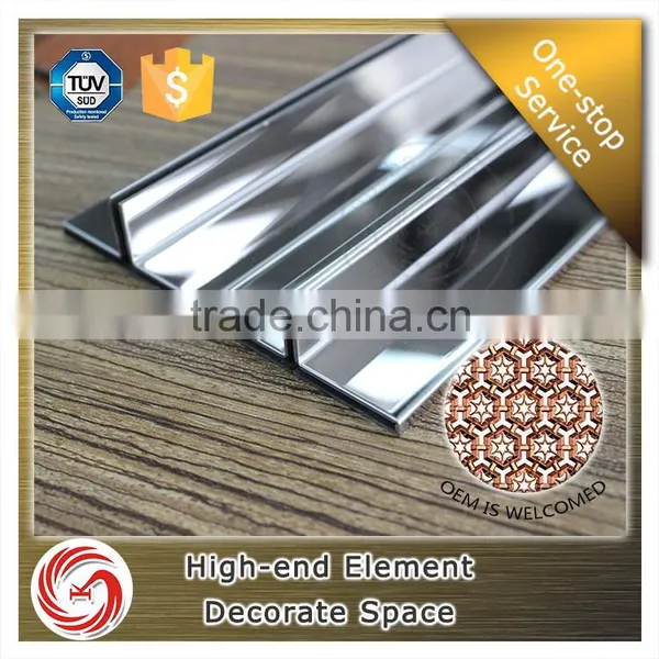 Trade Assurance Mirror Surface Stainless Steel Floor Expansion Joint for Tile photo-2