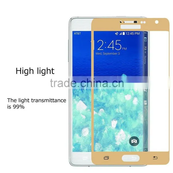 Keno For Samsung Galaxy Note Edge Full Cover Tempered Glass Screen Protector / Full Curved Edge Tempered Glass for Note Edge photo-3