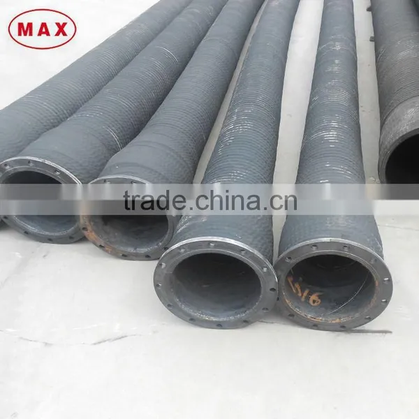 Wire Braided Flange Joint Flexible Hose for Sand Suction Dredge Pump photo-2