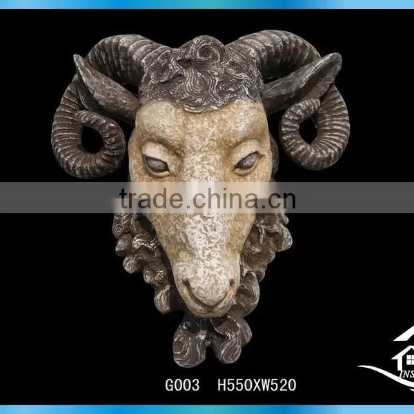 Resin Wall Animal Head Sculpture photo-6