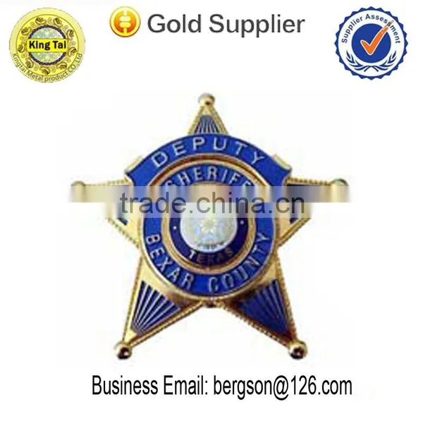 Gentlement Promotion Quality Lastest Metal Wholesale Shoulder Badges photo-2