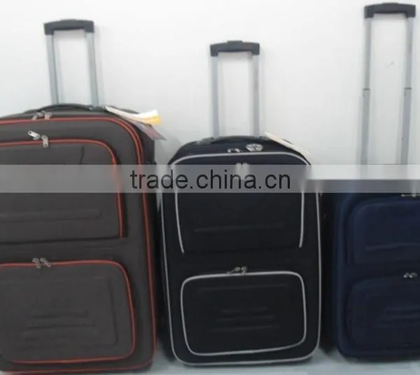 Yiwu Stock Wheeled Luggage Set Closeout 3pcs Wheeled Suitcase Set