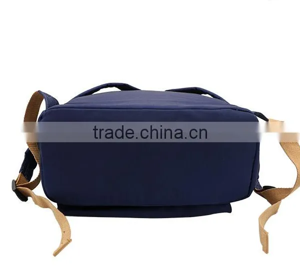 Canvas Polyester Leisure Backpack Bag 30-40L Capacity Daily Using Backpack photo-5