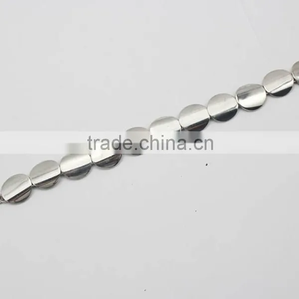 Factory Wholesale Silver Metal Chain Stainless Steel Bracelet photo-3