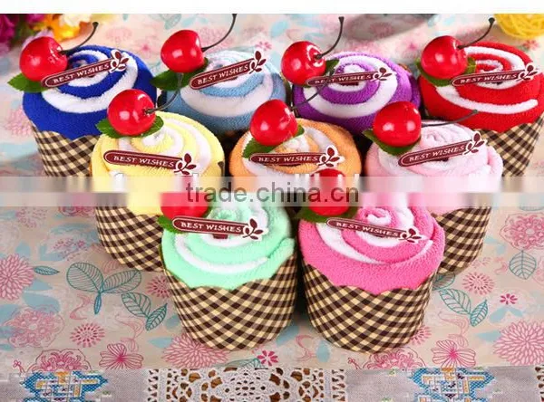 Promotional Gifts Towel Wedding Favor Milkshake Souvenir Face Towel photo-4