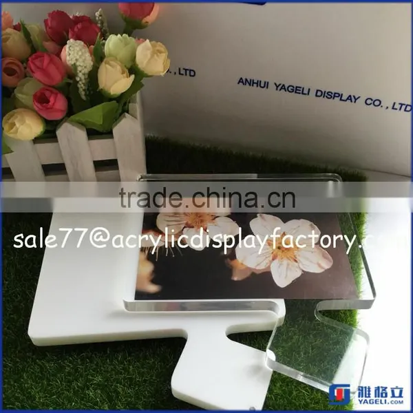 Elegant Shape Custom Popular Clear Acrylic Block Photo Frame photo-2