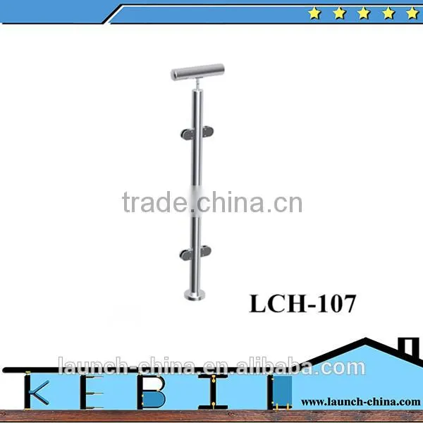 Decorative Garden Fencing Stainless Steel 316 Glass Glass Balustrade Made in China photo-3