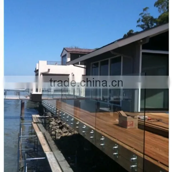Stainless Steel Double Glass Standoff With 200*100*10mm Back Plate photo-2
